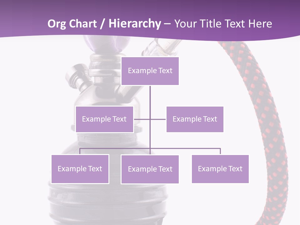 Oriental Pipe Hookah PowerPoint Template