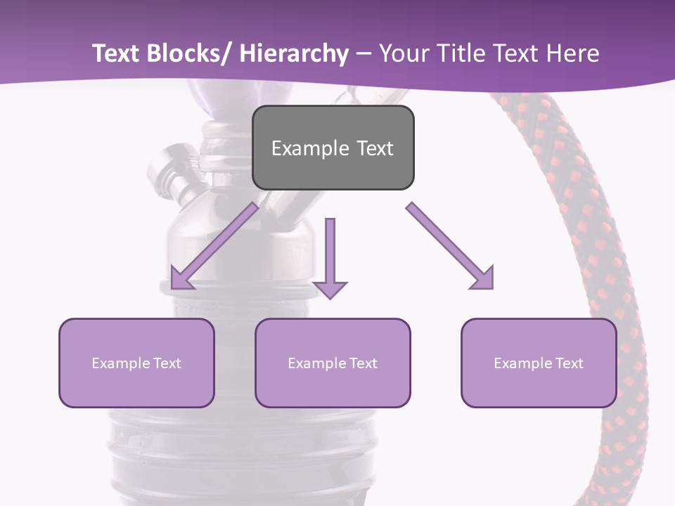 Oriental Pipe Hookah PowerPoint Template