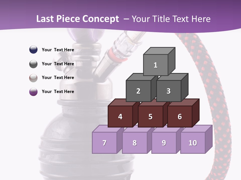 Oriental Pipe Hookah PowerPoint Template