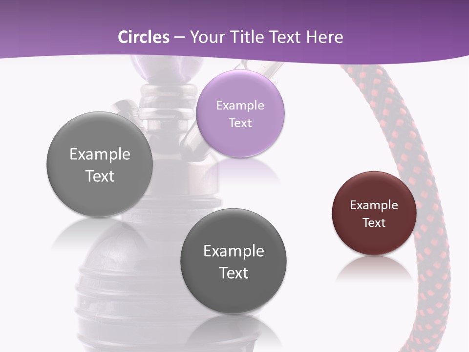 Oriental Pipe Hookah PowerPoint Template