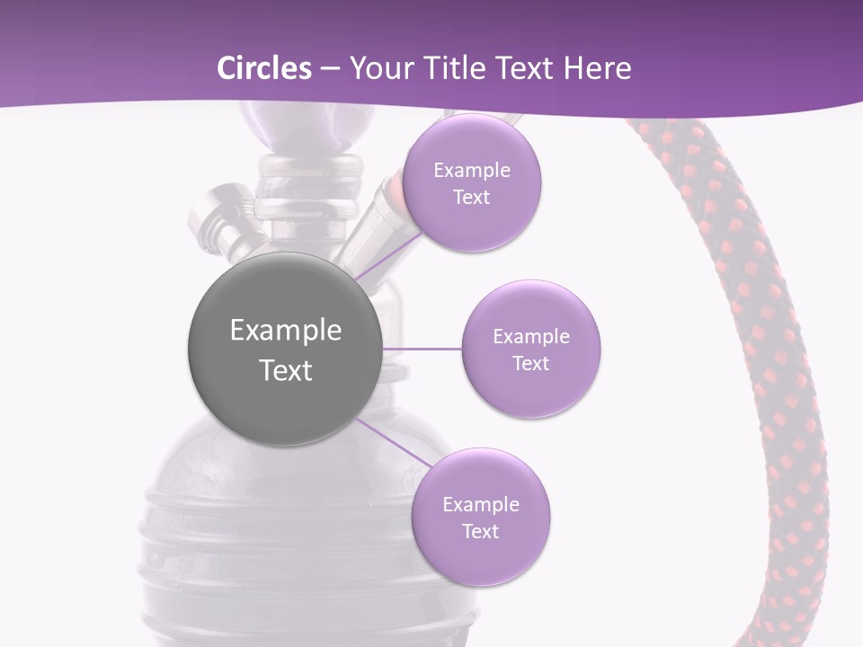 Oriental Pipe Hookah PowerPoint Template