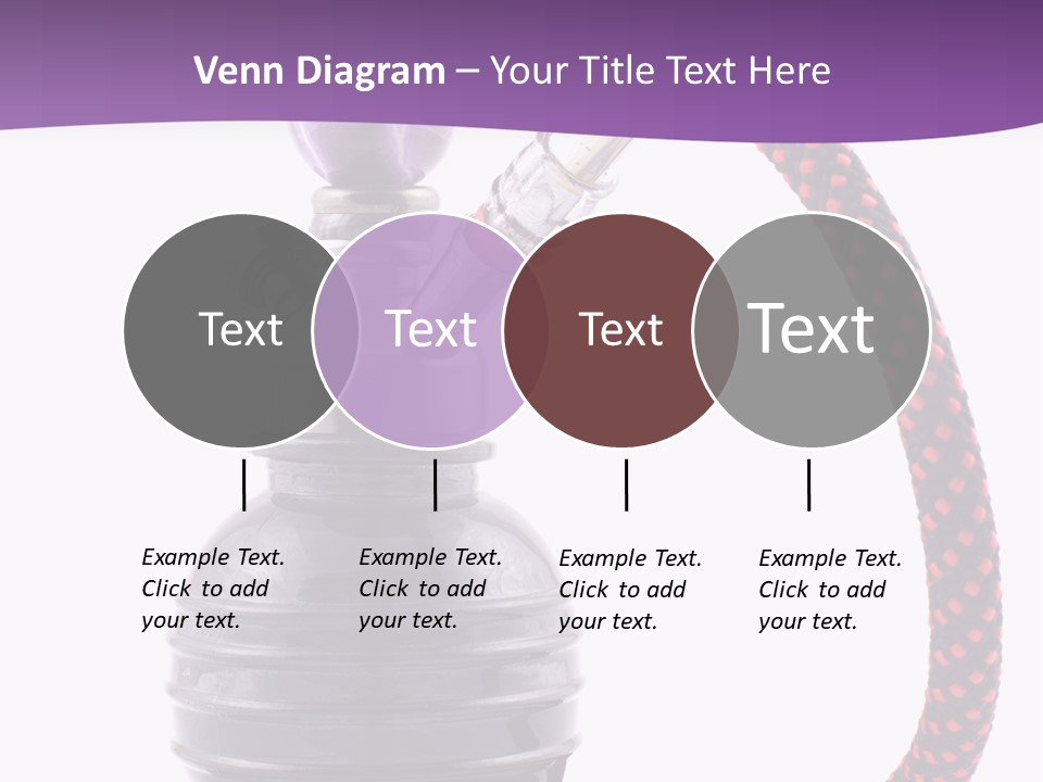 Oriental Pipe Hookah PowerPoint Template