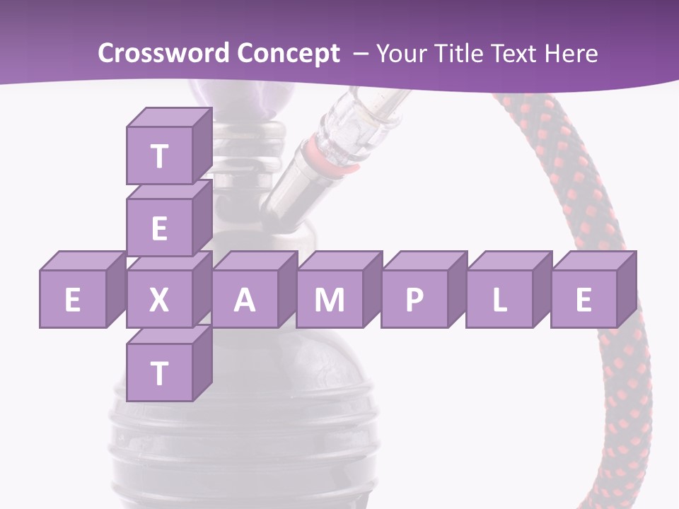 Oriental Pipe Hookah PowerPoint Template