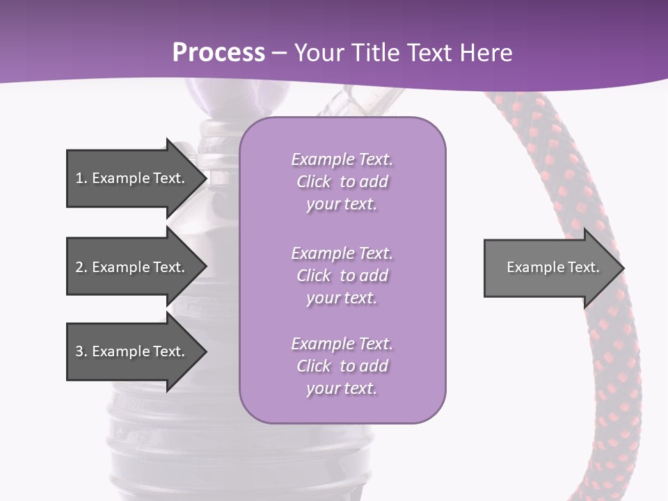 Oriental Pipe Hookah PowerPoint Template