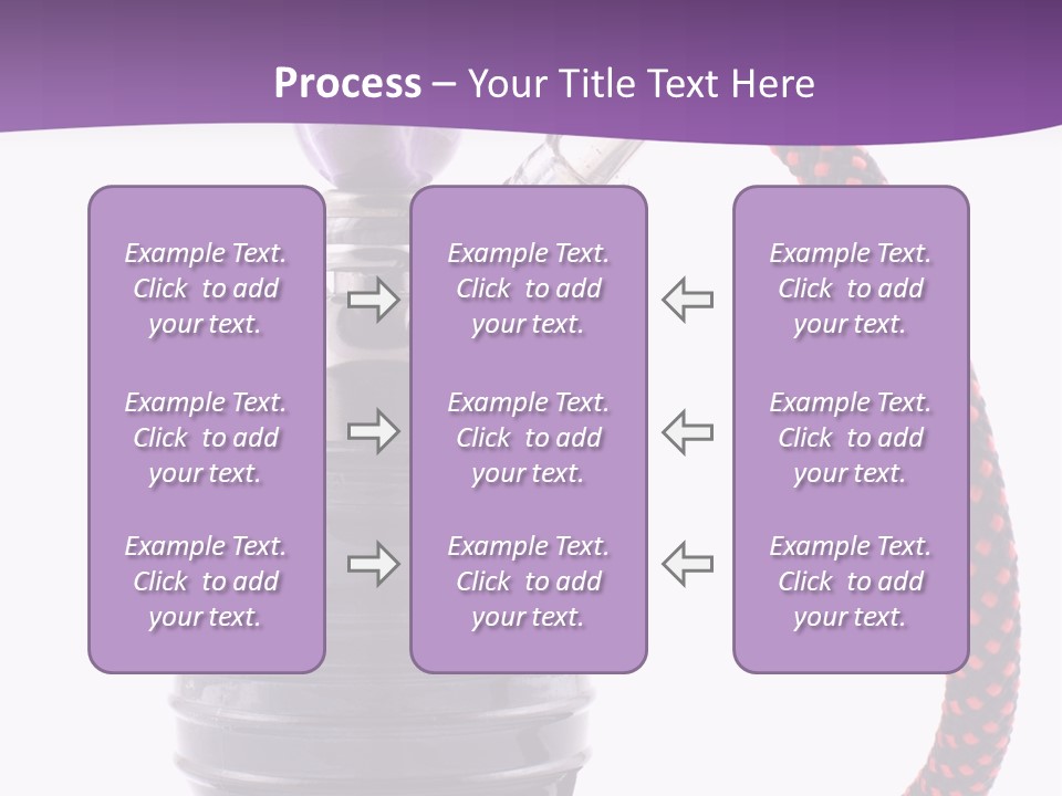 Oriental Pipe Hookah PowerPoint Template