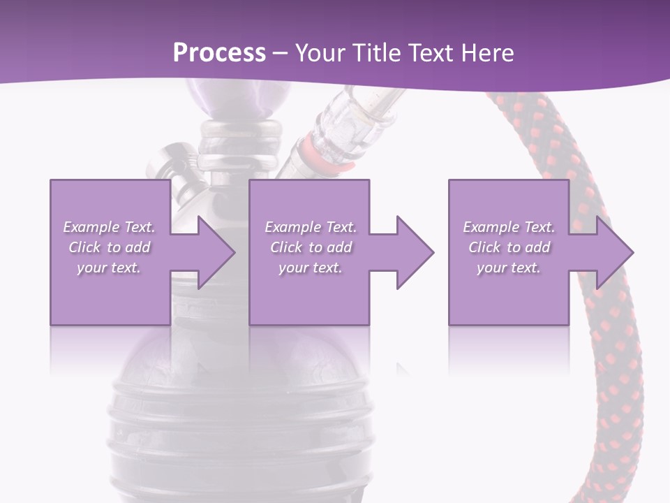 Oriental Pipe Hookah PowerPoint Template