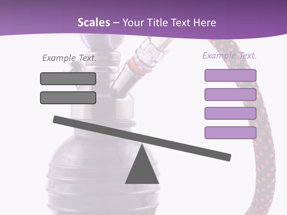 Oriental Pipe Hookah PowerPoint Template