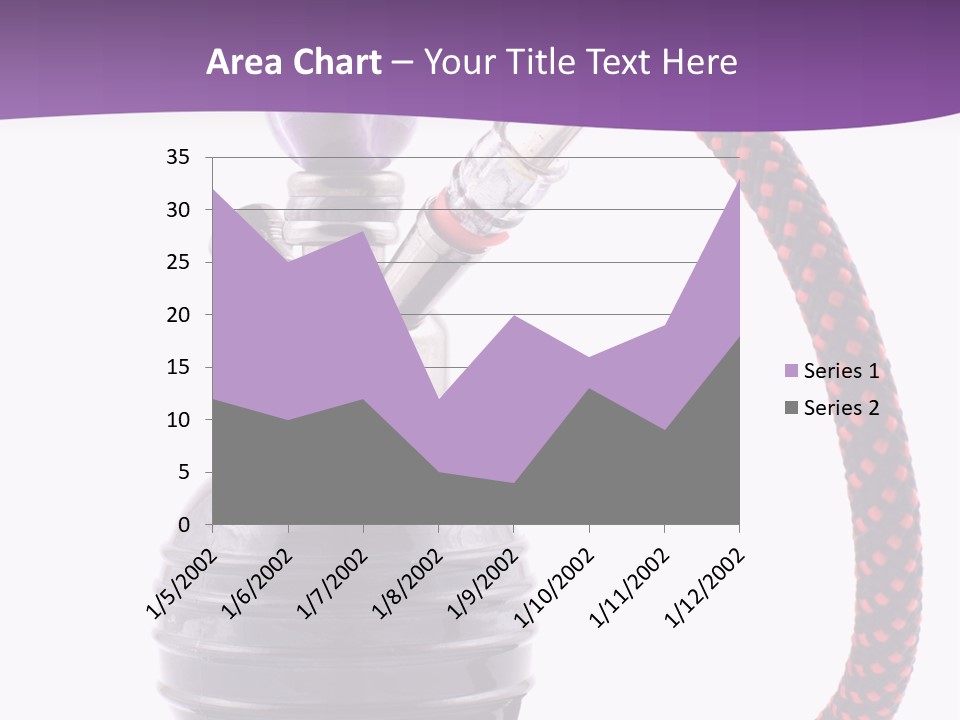 Oriental Pipe Hookah PowerPoint Template
