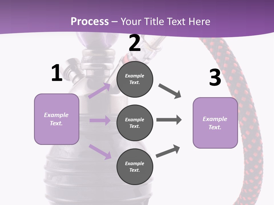 Oriental Pipe Hookah PowerPoint Template