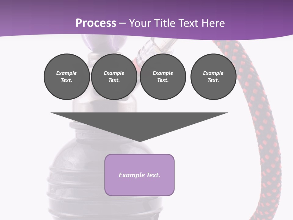 Oriental Pipe Hookah PowerPoint Template