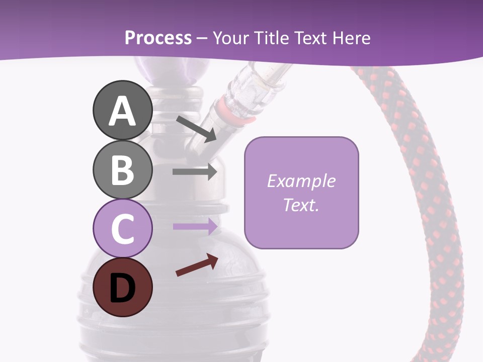 Oriental Pipe Hookah PowerPoint Template