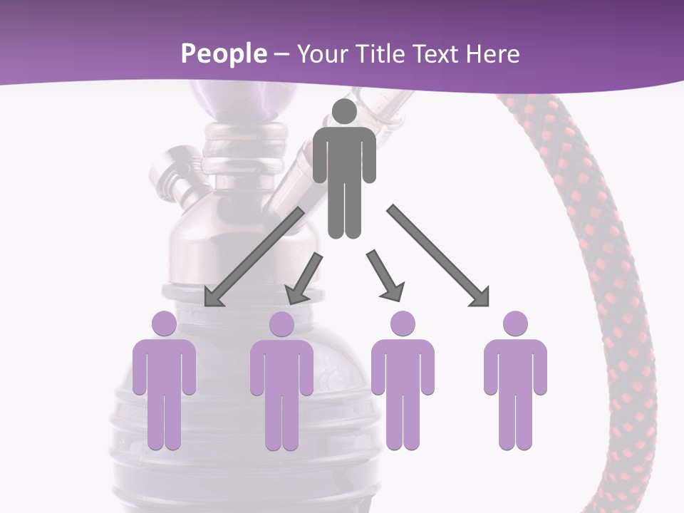 Oriental Pipe Hookah PowerPoint Template