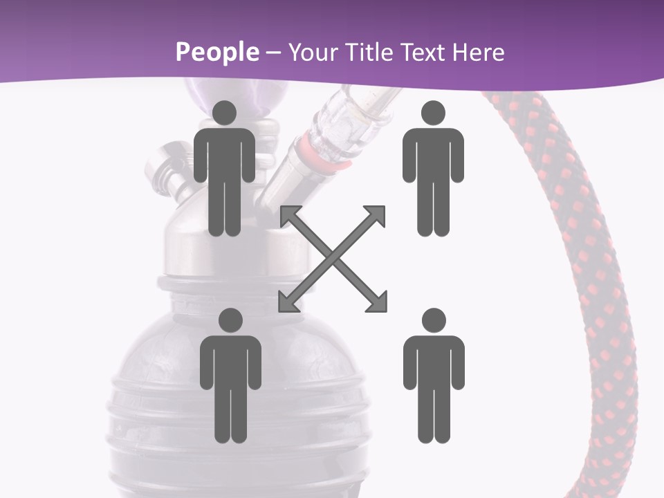 Oriental Pipe Hookah PowerPoint Template