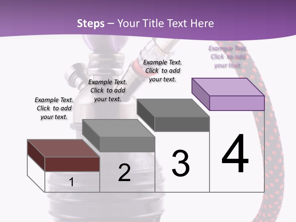 Oriental Pipe Hookah PowerPoint Template