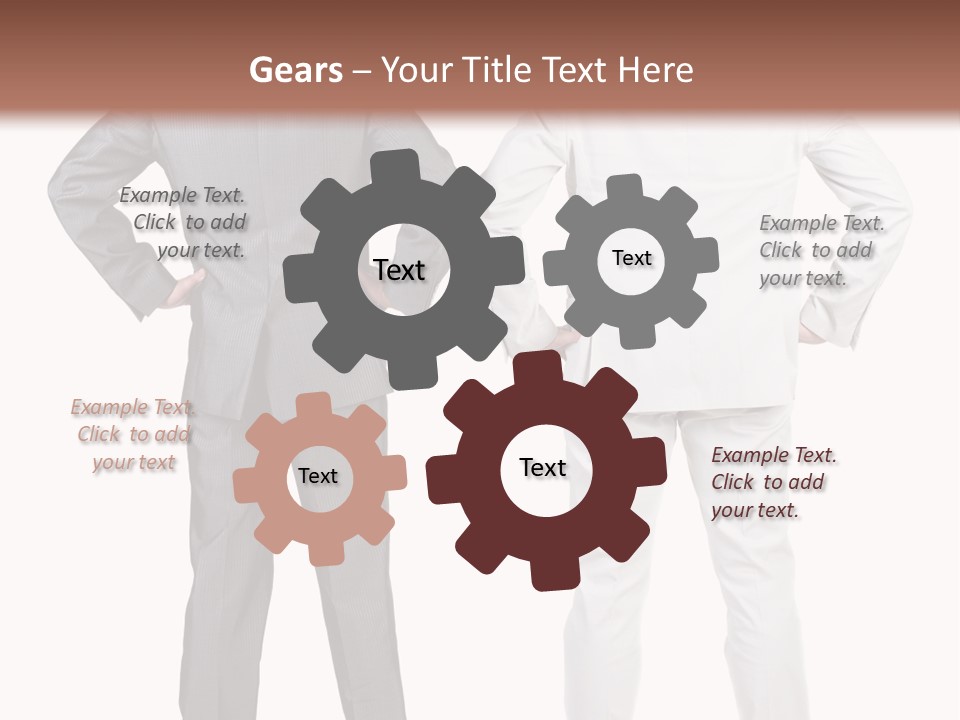 Gesture Backside Guy PowerPoint Template