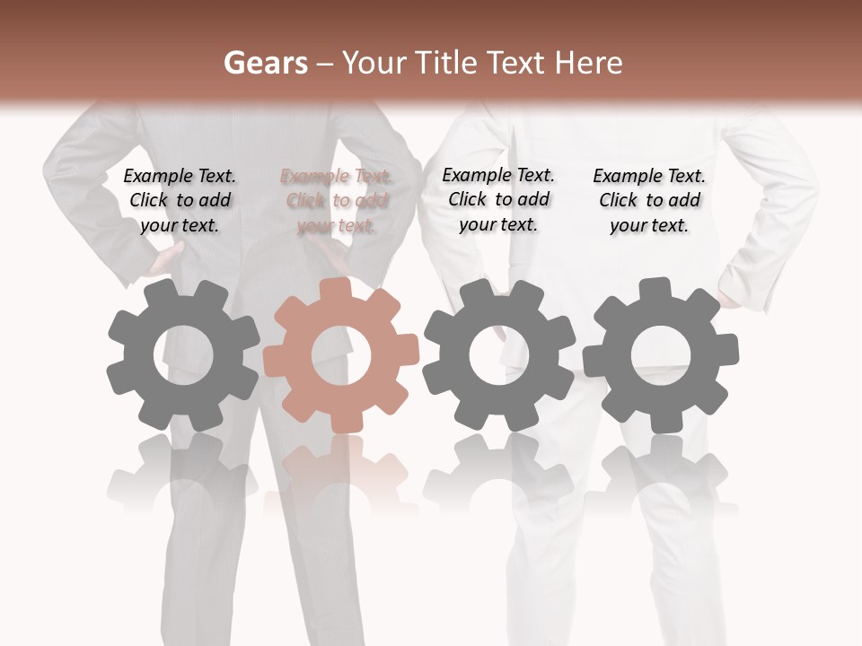 Gesture Backside Guy PowerPoint Template