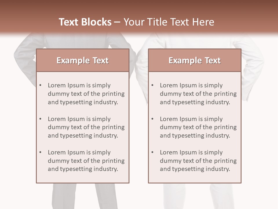 Gesture Backside Guy PowerPoint Template