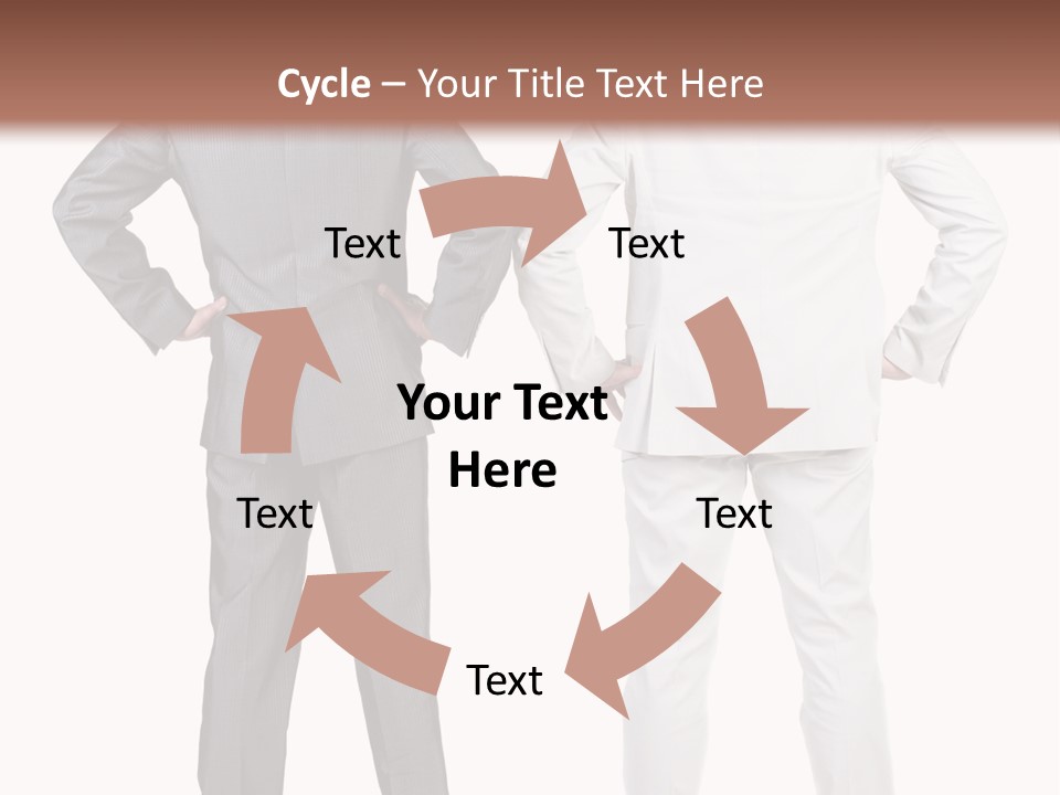 Gesture Backside Guy PowerPoint Template