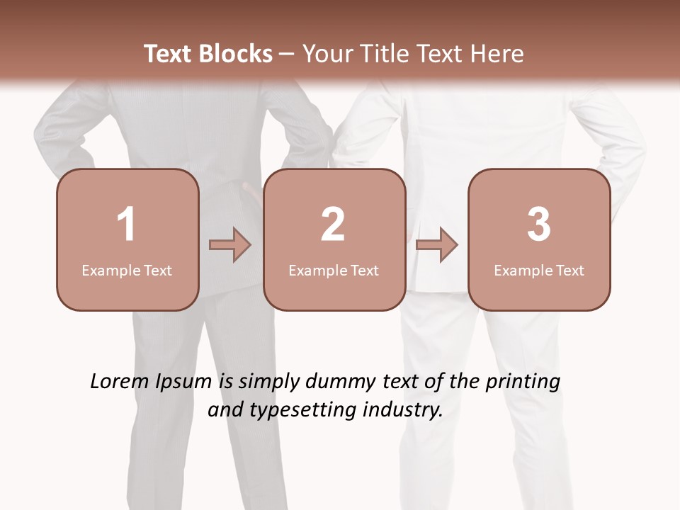 Gesture Backside Guy PowerPoint Template