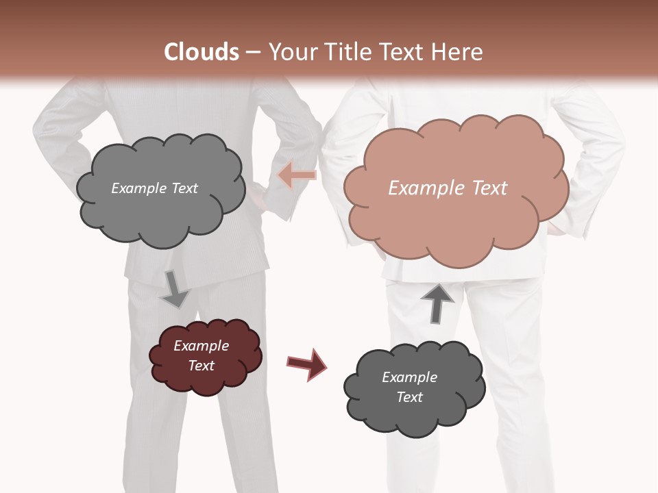 Gesture Backside Guy PowerPoint Template