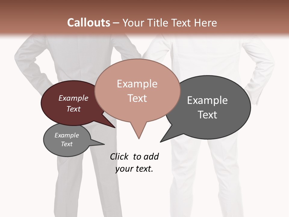 Gesture Backside Guy PowerPoint Template