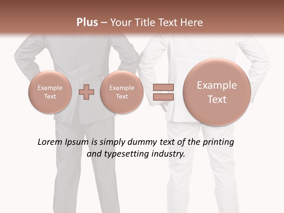 Gesture Backside Guy PowerPoint Template