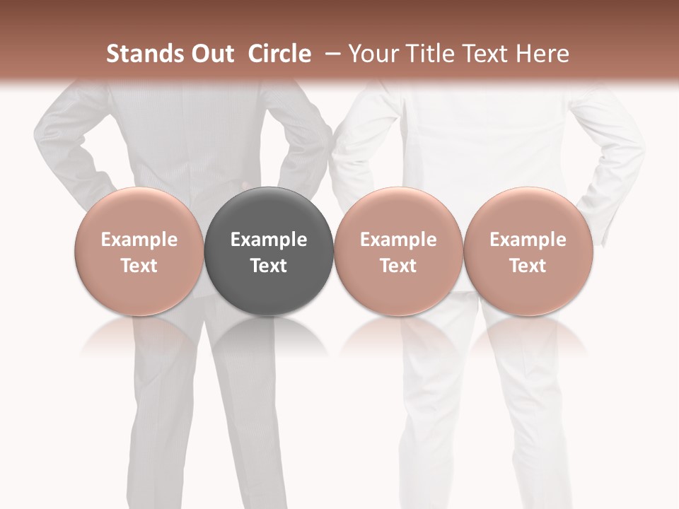 Gesture Backside Guy PowerPoint Template