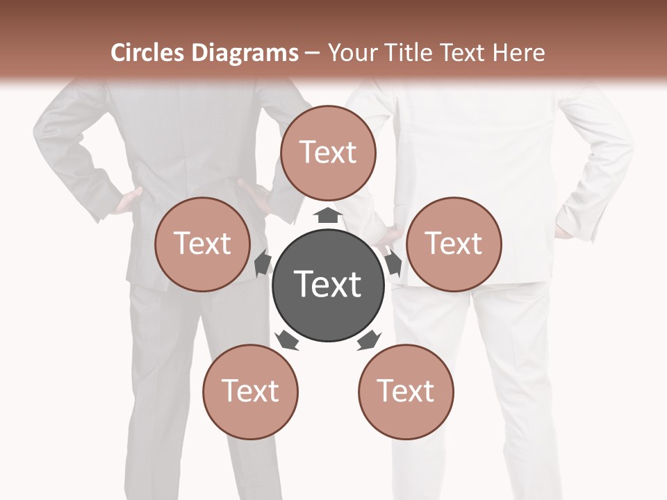 Gesture Backside Guy PowerPoint Template