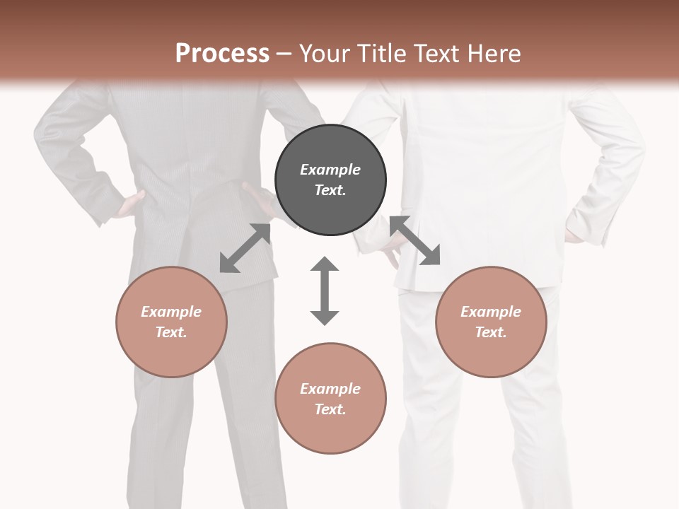 Gesture Backside Guy PowerPoint Template