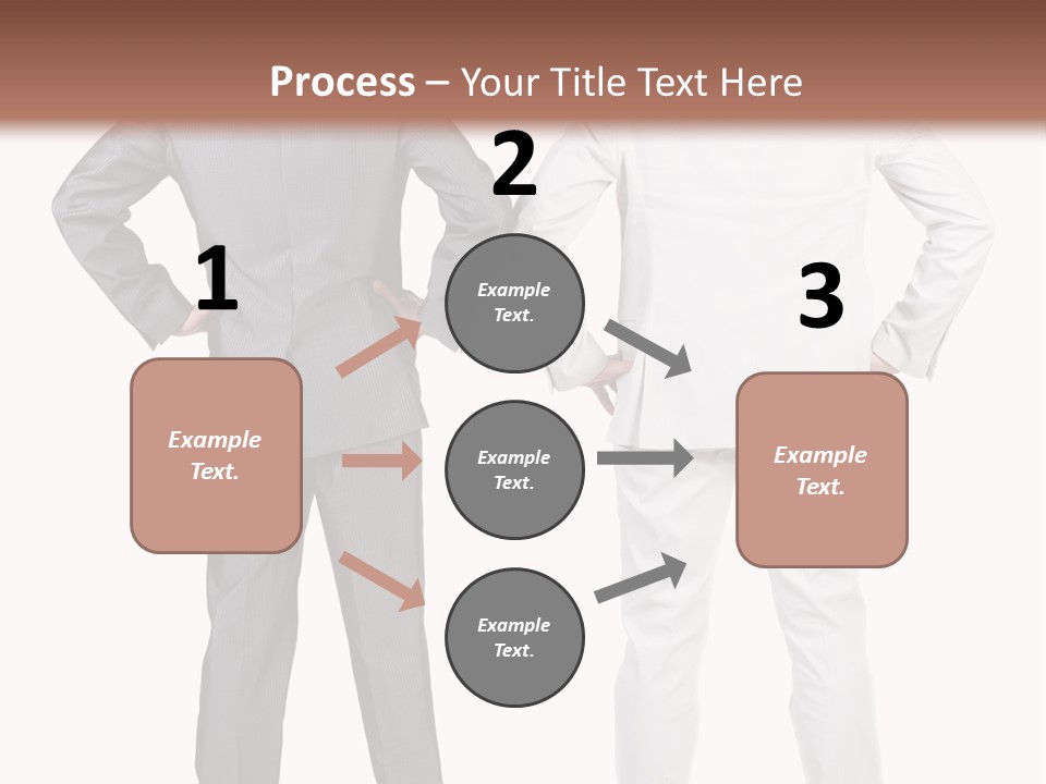 Gesture Backside Guy PowerPoint Template