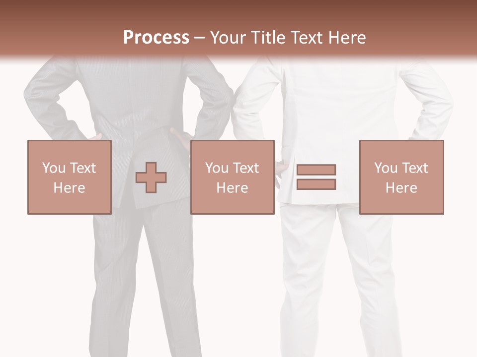 Gesture Backside Guy PowerPoint Template