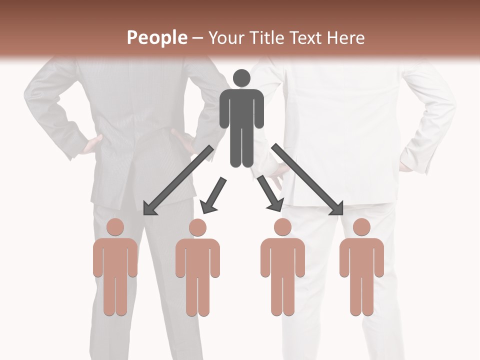 Gesture Backside Guy PowerPoint Template