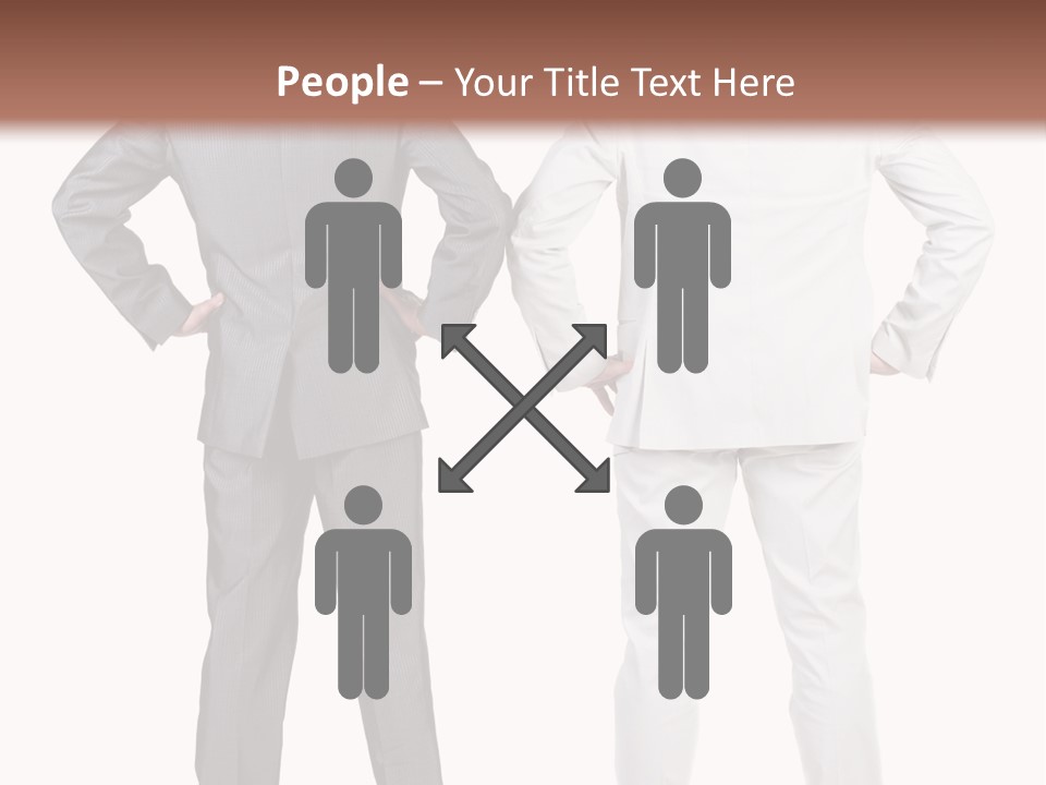 Gesture Backside Guy PowerPoint Template