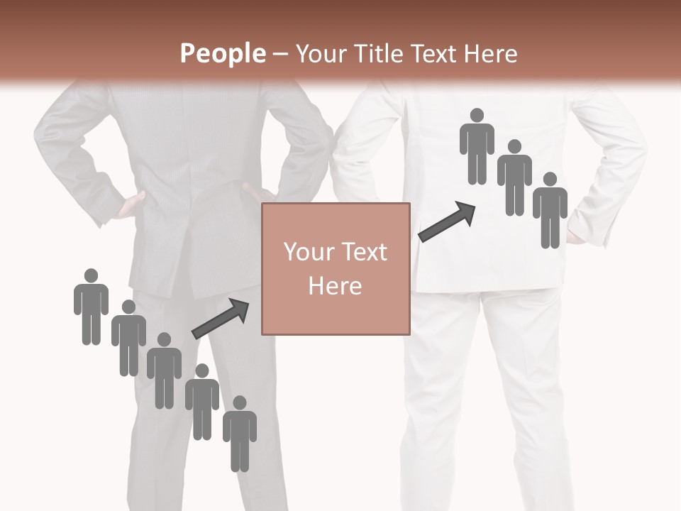 Gesture Backside Guy PowerPoint Template