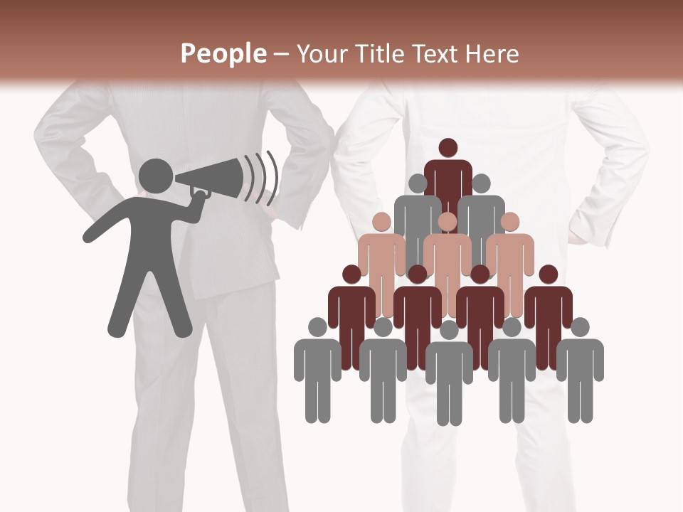 Gesture Backside Guy PowerPoint Template