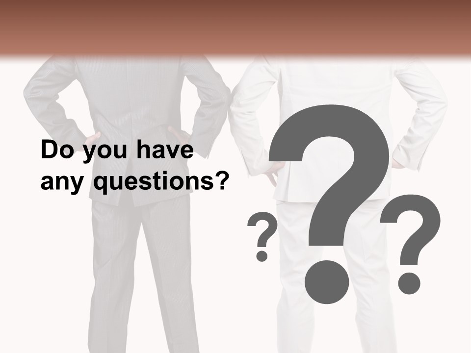 Gesture Backside Guy PowerPoint Template