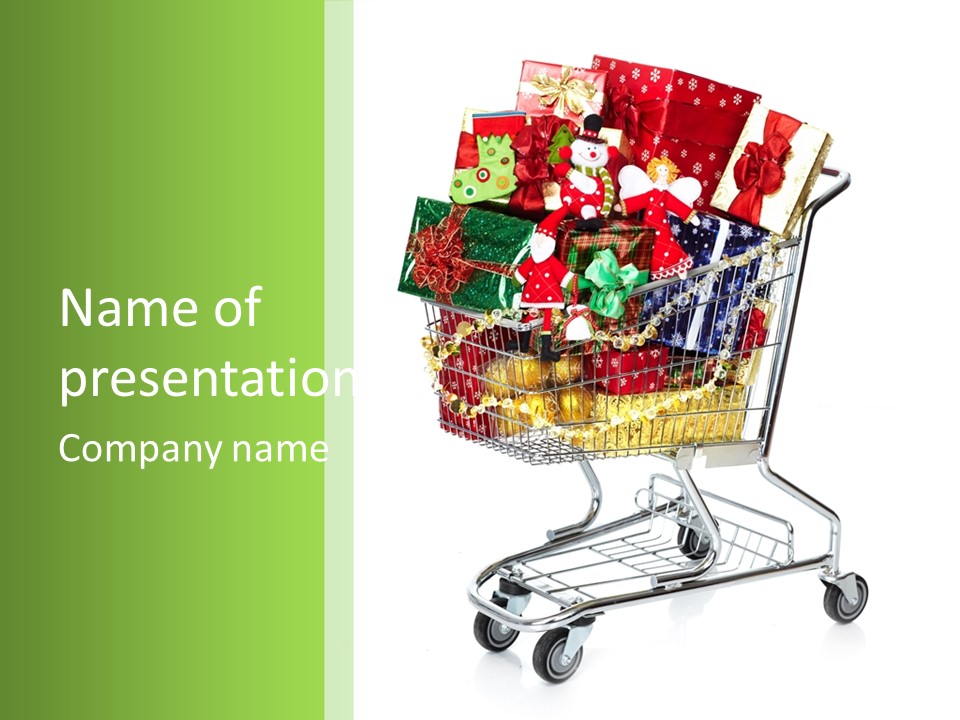 Holiday Christmas Store PowerPoint Template