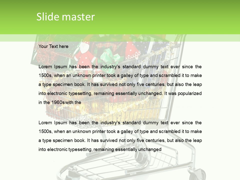 Holiday Christmas Store PowerPoint Template