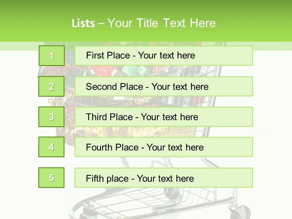 Holiday Christmas Store PowerPoint Template