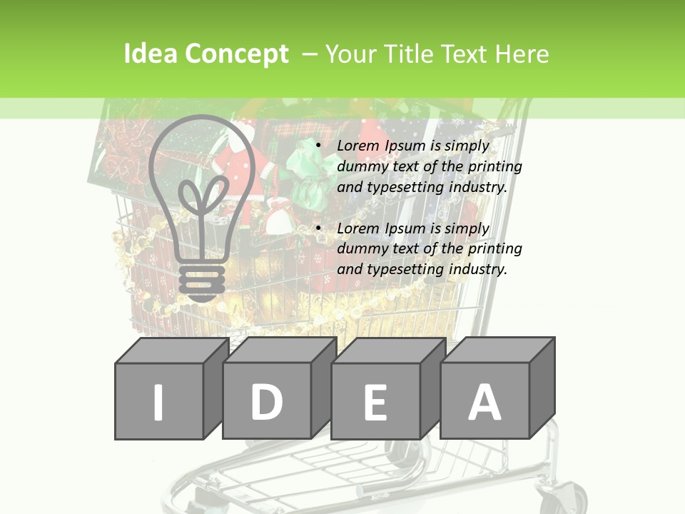 Holiday Christmas Store PowerPoint Template