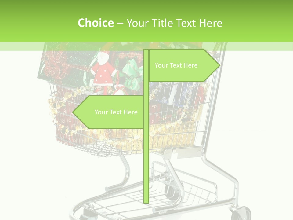 Holiday Christmas Store PowerPoint Template