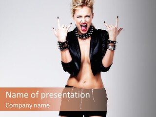 Humorou Itting Toon PowerPoint Template