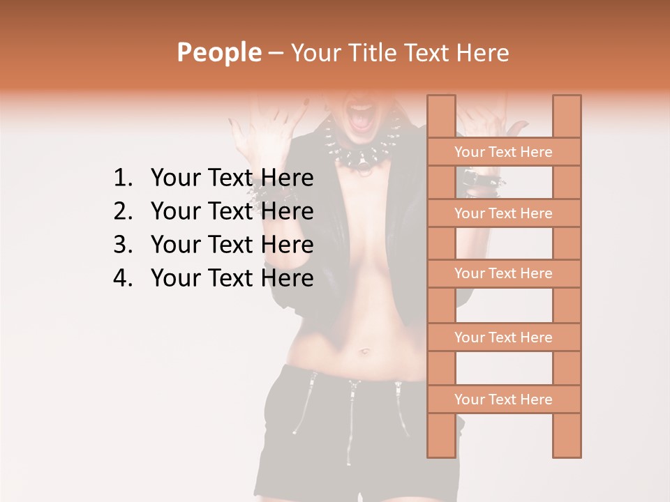 Humorou Itting Toon PowerPoint Template