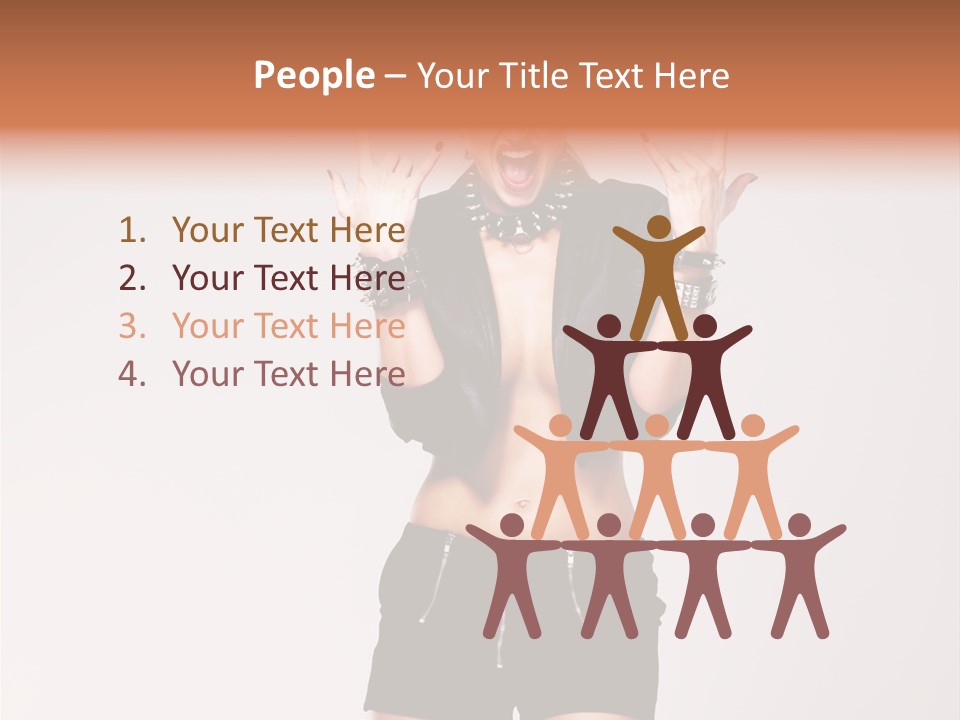 Humorou Itting Toon PowerPoint Template