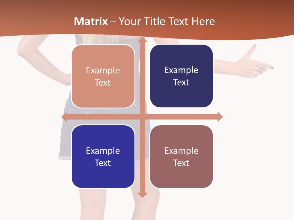 Jacket Back View Studio PowerPoint Template