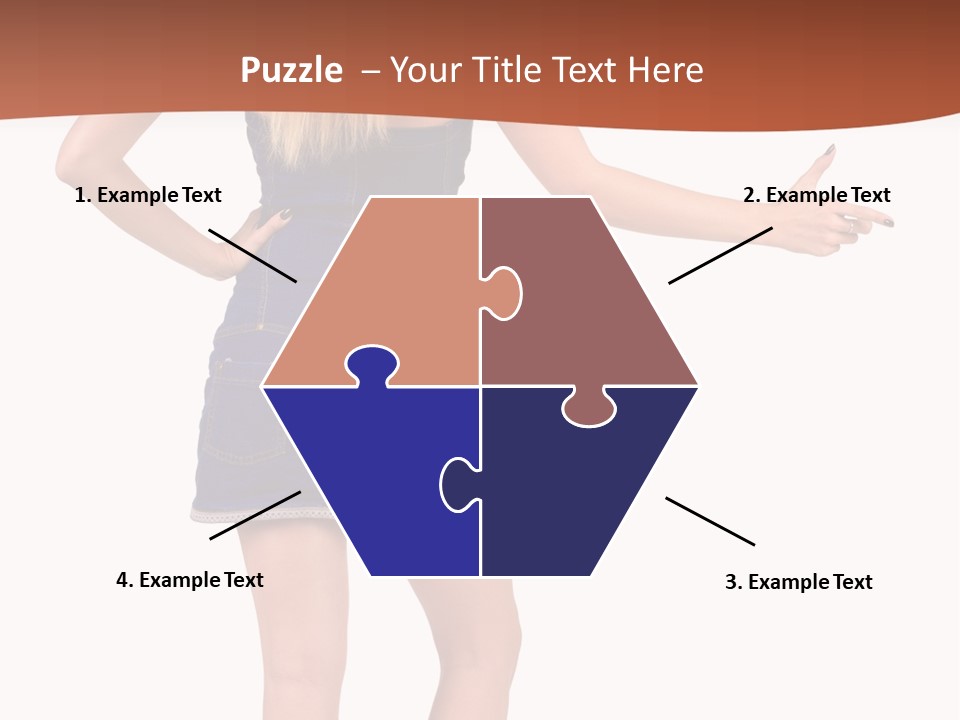 Jacket Back View Studio PowerPoint Template