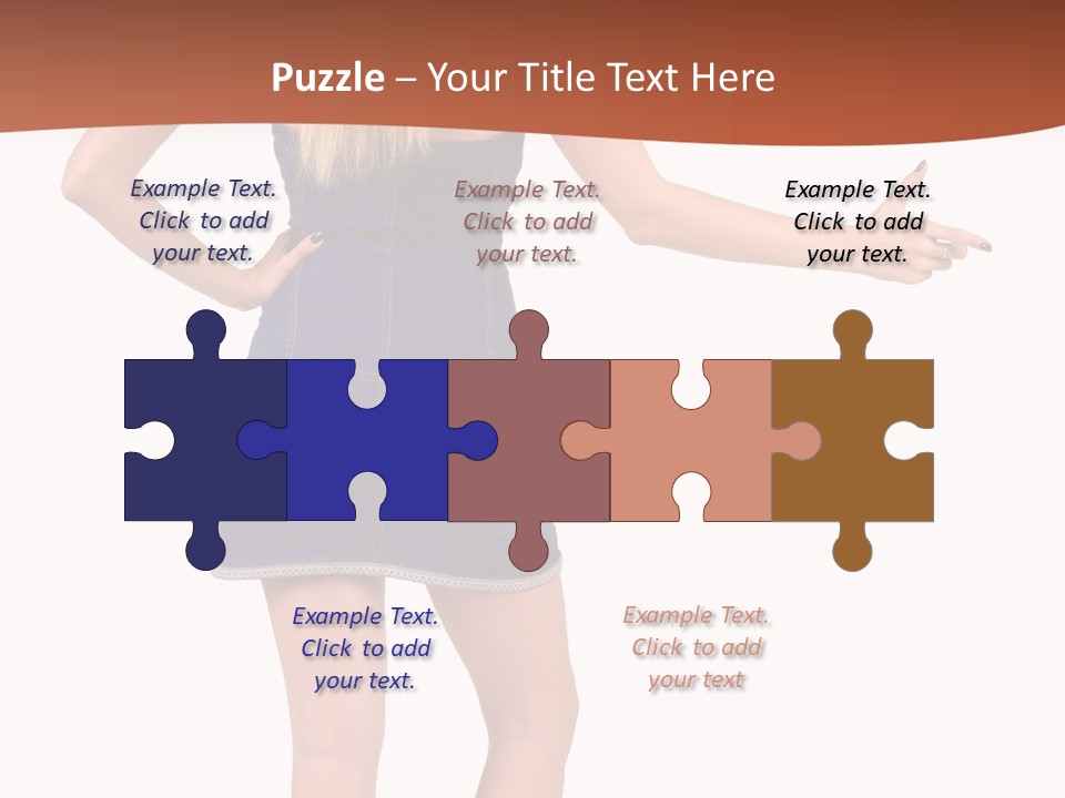 Jacket Back View Studio PowerPoint Template