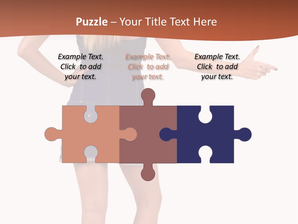 Jacket Back View Studio PowerPoint Template