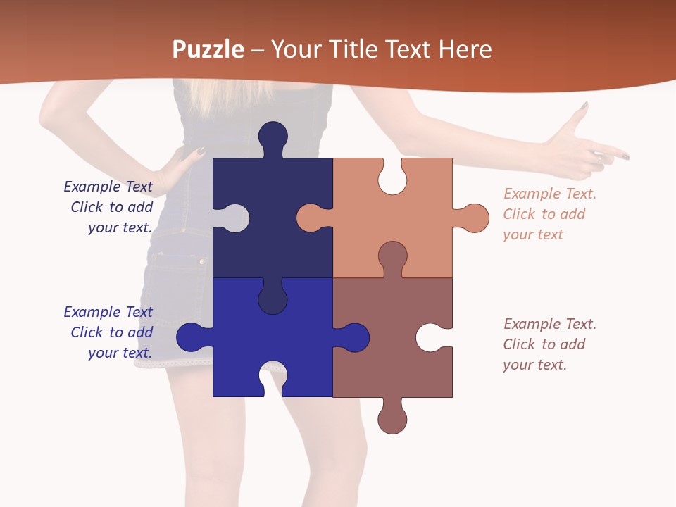 Jacket Back View Studio PowerPoint Template