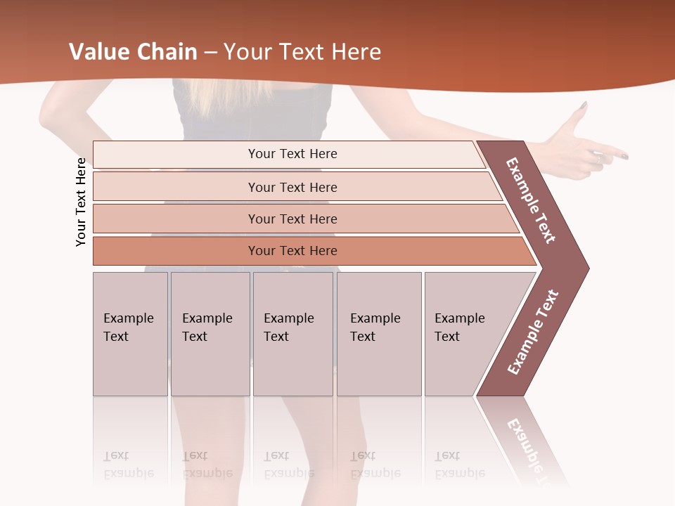 Jacket Back View Studio PowerPoint Template
